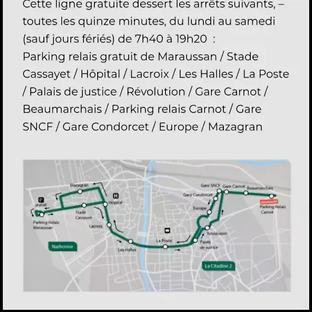 Les 3 Pigeons Apartment Narbonne